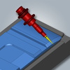  – Ultrasonic Knife Cutting via <em>hyper</em>MILL<sup>&reg;</sup> VIRTUAL Machining Optimizer